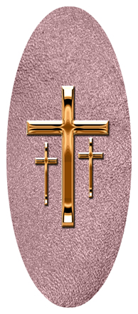 Copper 3 Crosses Shimmer Orchid